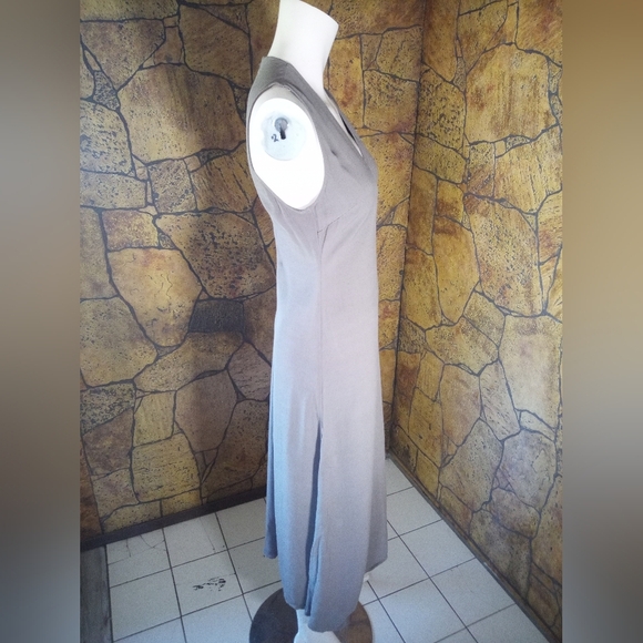 Wilfred Sleeveless Gray Maxi Dress - Picture 3 of 4